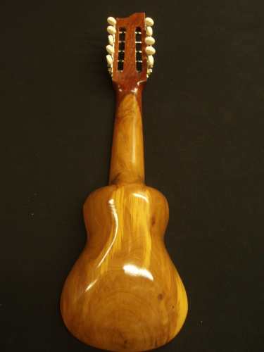 Back of the repaired charango.