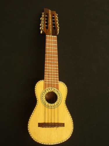 Front view of the charango.
