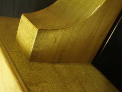 A view of the neck after re-fitting