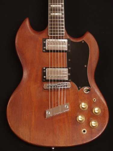 Guild S-100 body after repair