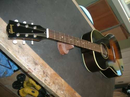 1959 Gibson LG-2 set up and ready to play