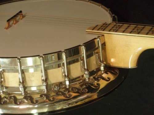  B&D Silverbell Banjo reattached to the resonator