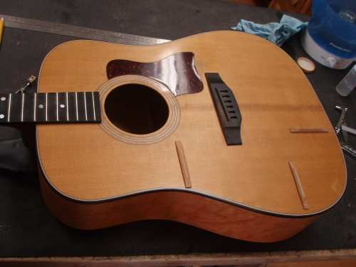 Laying out some new side braces to re-enforce the side.